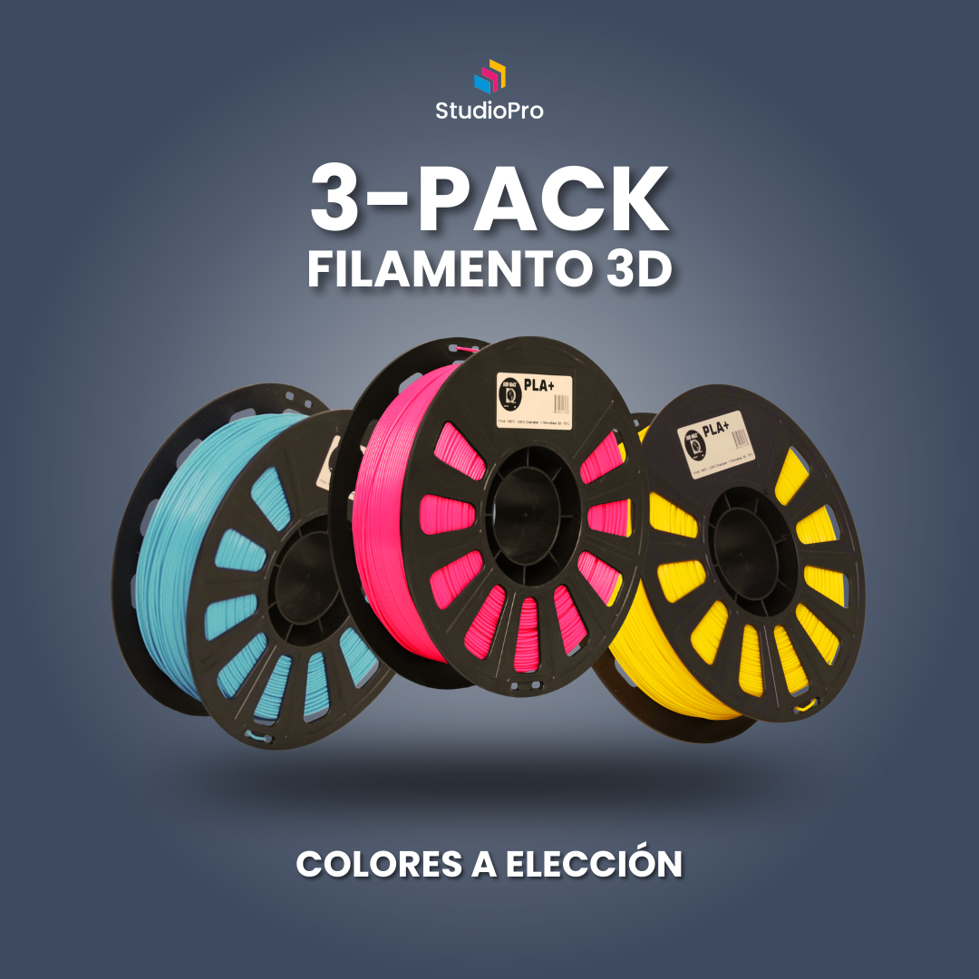 3-PACK FILAMENTO 3D - 1,75mm