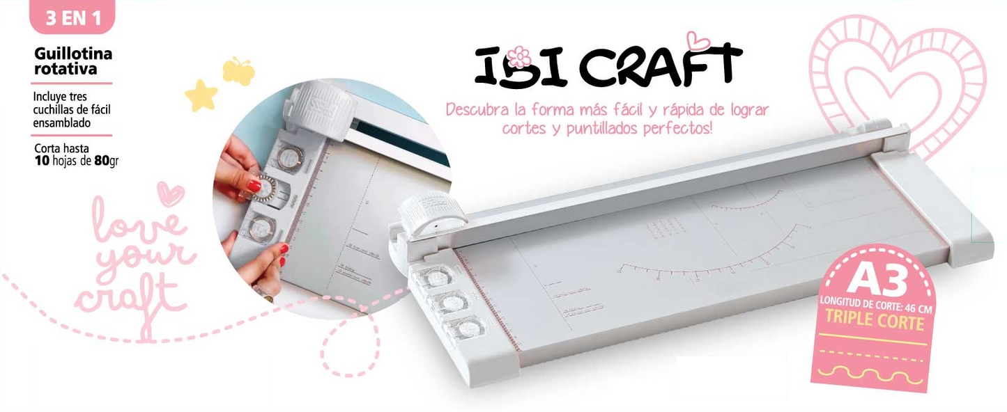 CIZALLA ROTATIVA IBI CRAFT TRIPLE CORTE - A3