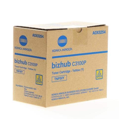 TONER KONICA MINOLTA TNP50Y AMARILLO
