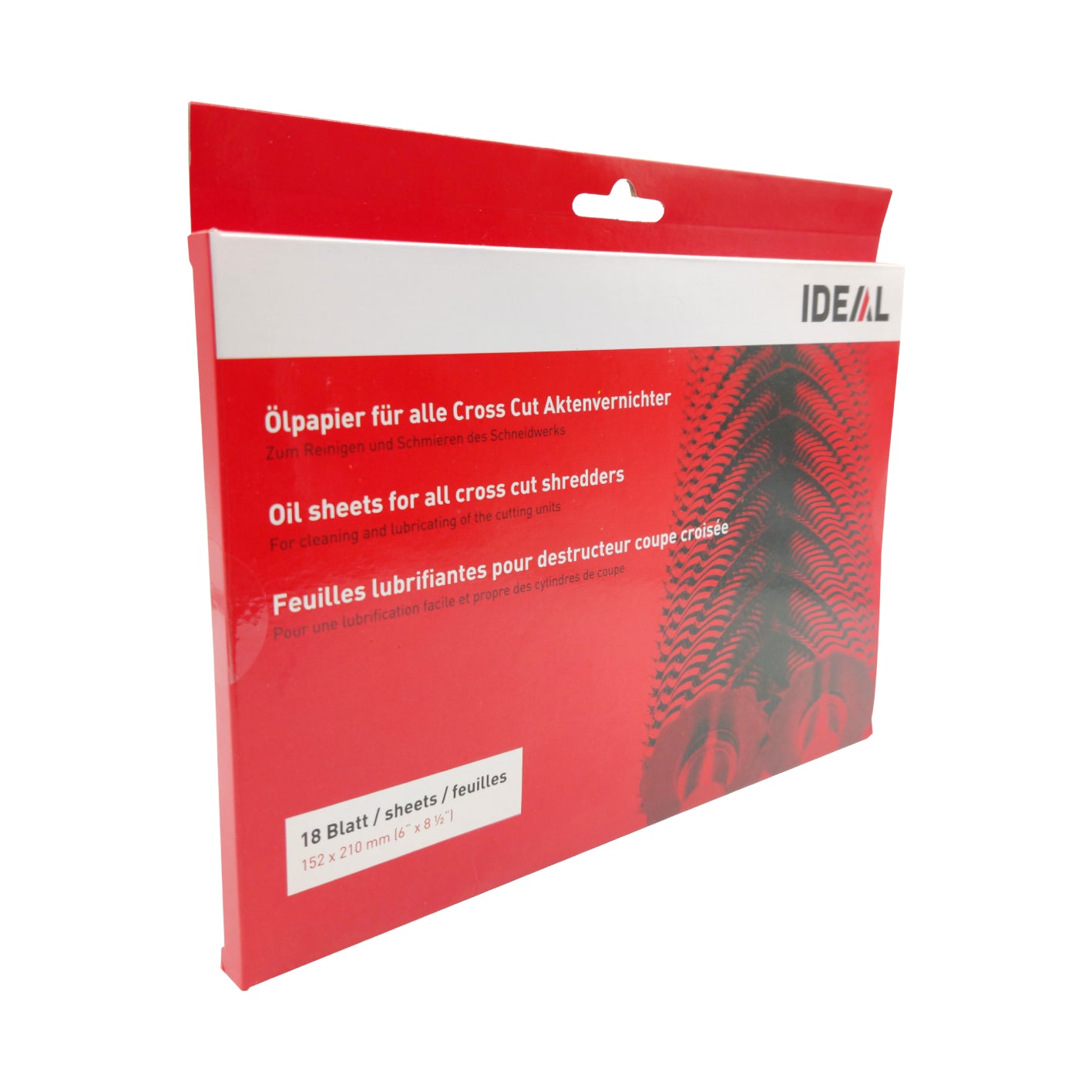 HOJAS LUBRICANTES PARA DESTRUCTORAS - x18 unidades