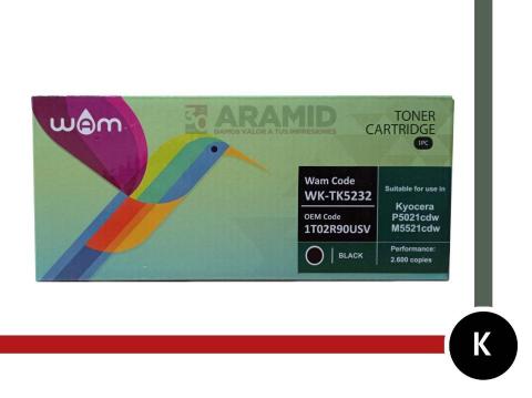 TONER COMPATIBLE KYOCERA CTK5232BK NEGRO