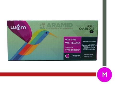 TONER COMPATIBLE KYOCERA CTK5242M MAGENTA