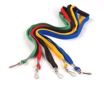 CORDÓN PLANO PARA COLGAR ID / GANCHO METÁLICO